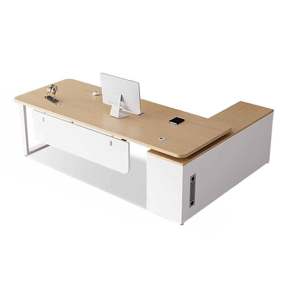 Executive Office Desk Set Modern Design Spacious Functional LBZ-2131