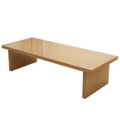 Minimalist Solid Wood Long Conference Table with Wood Grain Finish and Melamine Coated Board HYZ-10113