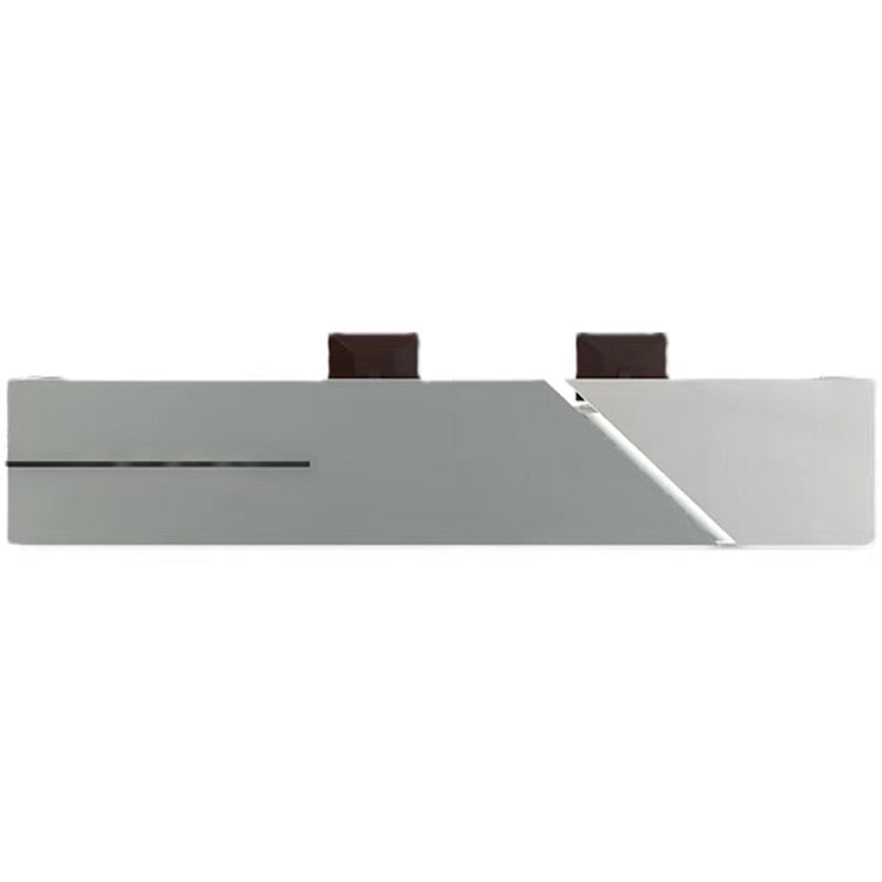 Segmented Design Straight Front Desk with Corner and Large Storage for Commercial Use JDT-073