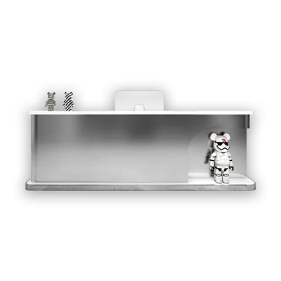 Stainless Steel Cashier Light Luxury Modern Simple Front Desk Reception Desk JDT-064