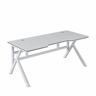 White Gaming Desk Set for Streamers and Content Creators.-BGZ-152