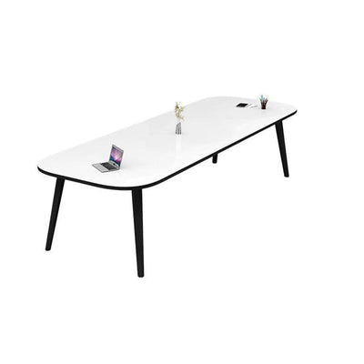 Conference Table Long Table Simple Modern Office Conference Table and Chairs Elliptical Conference HYZ-10128