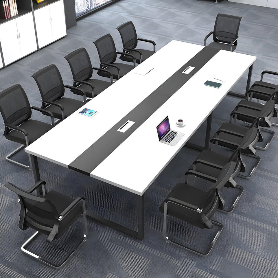 Modern Meeting Office Desk Rectangular Conference Table and Chairs HYZ-1033