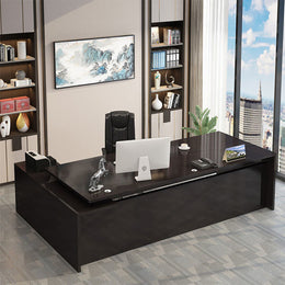 Classic Modern and Simple Solid Wood Executive Desk Boss Desk with Spacious Desktop Design LBZ-081(In Stock)