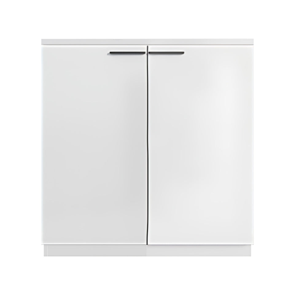 Office partition cabinet black and white storage cabinet WJG-1011