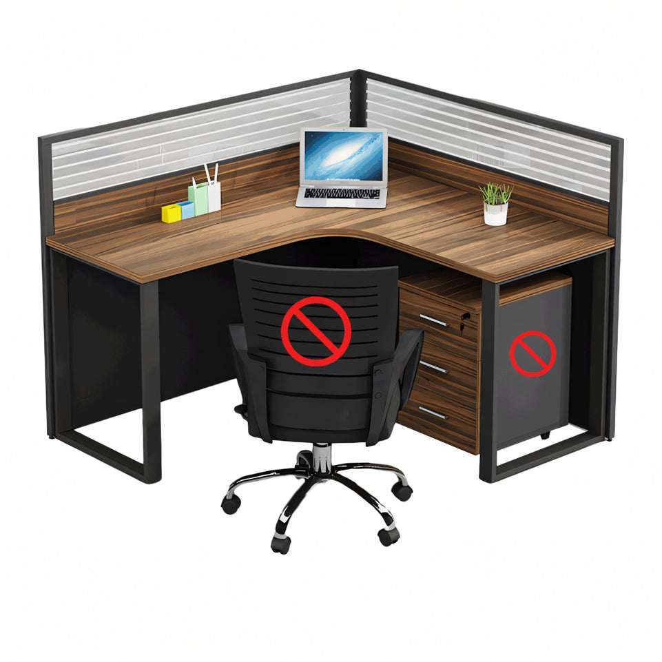 Modern Partitioned Computer Desk Office Workstation BGZ-225