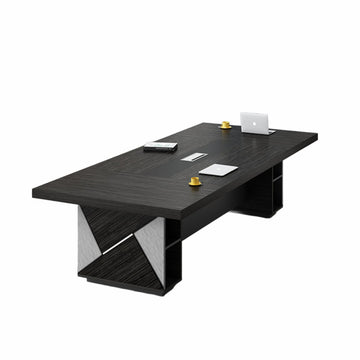 Elegant Office Conference Table And Chair Set With Large Storage And Durable Surface HYZ-2022