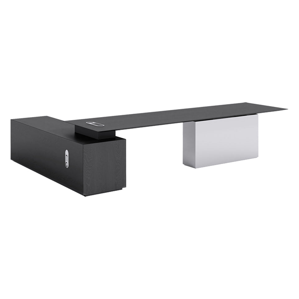 Futuristic Executive Office Desk With Smart Lift And Ample Storage LBZ-2176