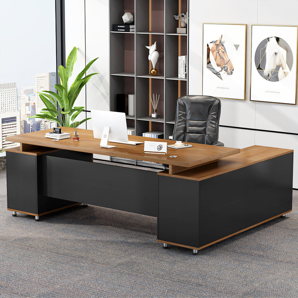 Minimalist and Modern Executive Desk For Single Occupancy LBZ-10145