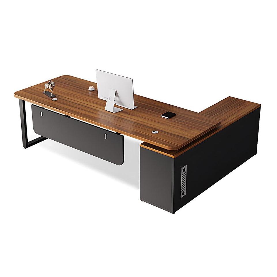 Executive Office Desk Set Modern Design Spacious Functional LBZ-2131
