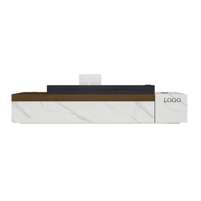 Odorless and Harmless Reception Desks for Office and Hotel Lobbies with Eco-Friendly Materials JDT-10158
