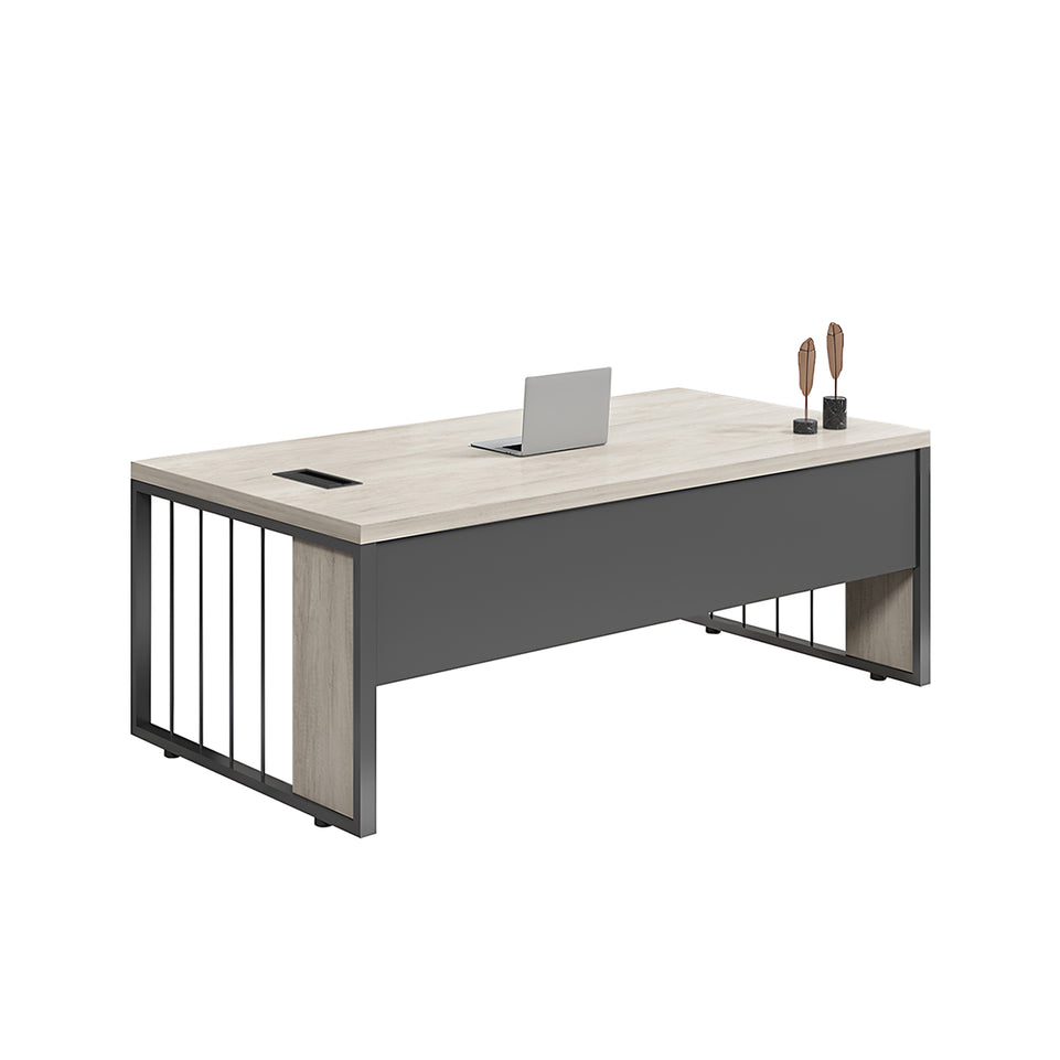 Modern Executive Desk With Ample Storage And Privacy Protection LBZ-2144 kaguyasu