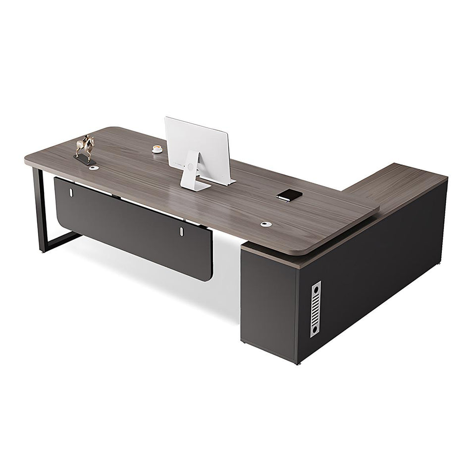Executive Office Desk Set Modern Design Spacious Functional LBZ-2131