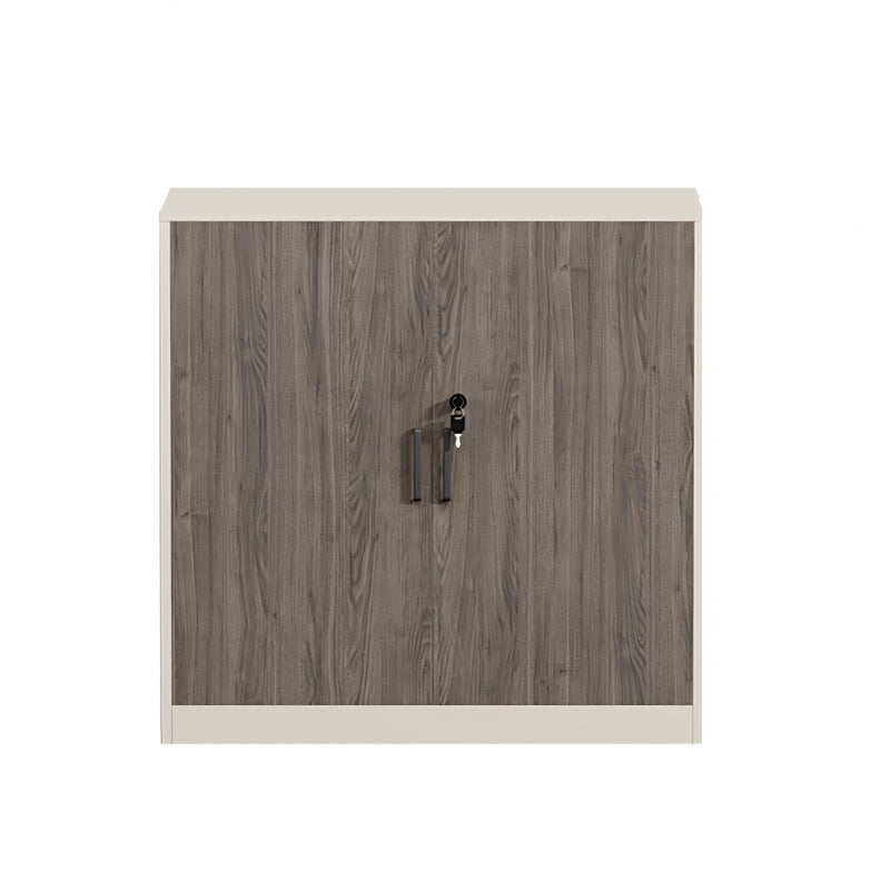 Simple Modern Walnut Office File Cabinets with Key Lock and Dividers CWG-K061