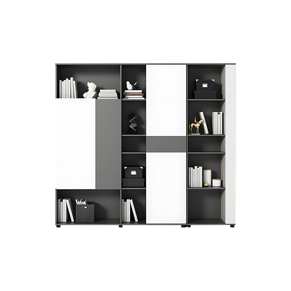 High-End Executive Desk Set With Secure Storage And Smart Cable Management LBZ-2146