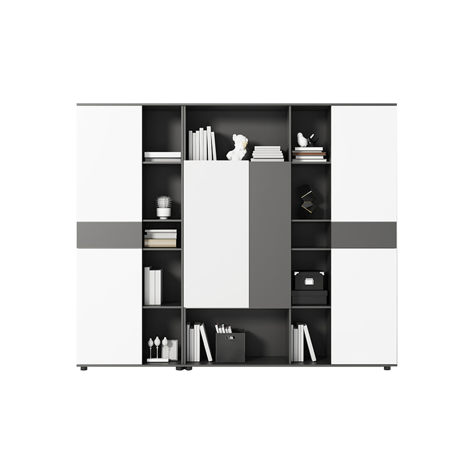 High-End Executive Desk Set With Secure Storage And Smart Cable Management LBZ-2146