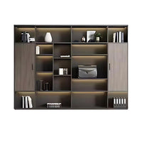 Boss Office Computer Executive Desk Double Layer Boss Desk With Dual Cabinet Design  LBZ-1031