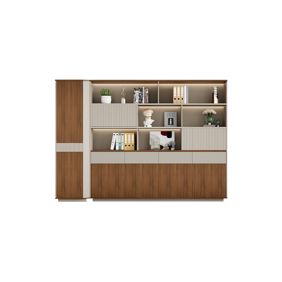 Modern Elegant Premium Executive Desk With Ambient Lighting And Smart Storage LBZ-2164