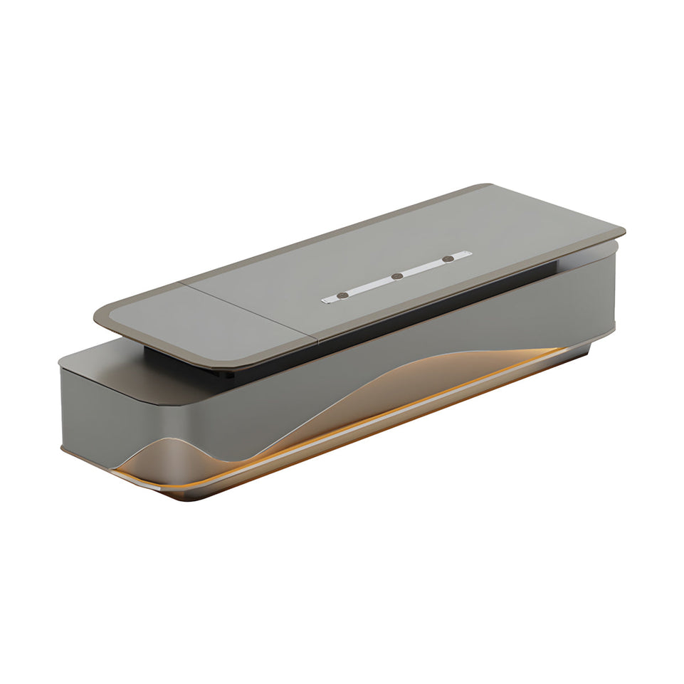 Luxury L-Shaped Executive Desk with Large Storage Cabinet & Password Lock for High-End Offices LBZ-2160