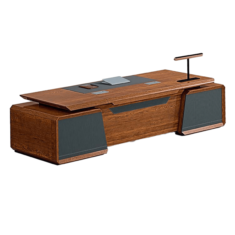 Boss desk walnut color large desk president manager desk simple modern LBZ-10149