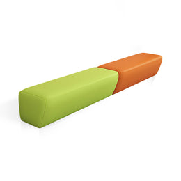 Stylish Upholstered Waiting Bench For Early Education Centers, Clothing Stores & Reception Lounges BGSF-101