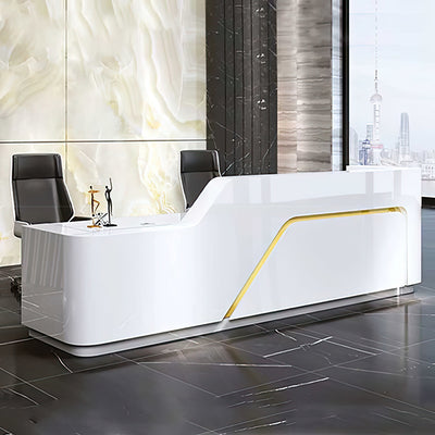 Stylish High Quality Office Reception Desk with Drawers JDT-1076