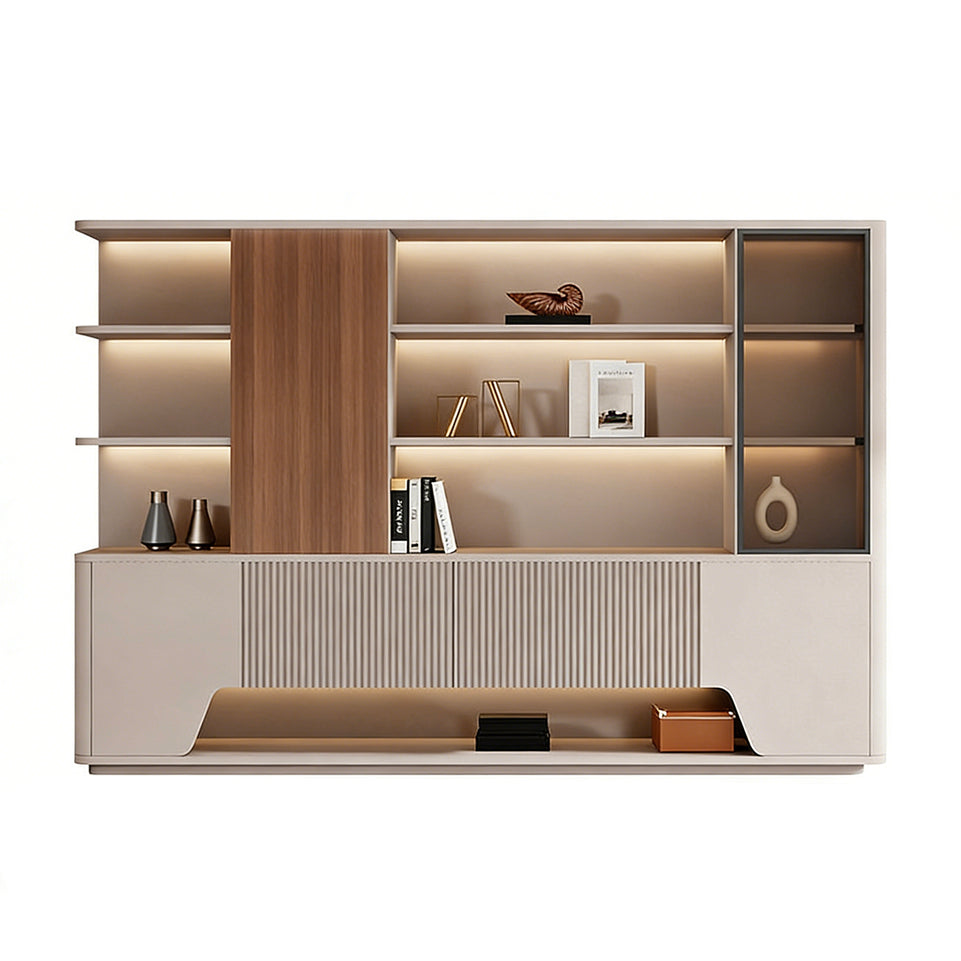 Modern Executive Desk with Wireless Charging and Dual-Motor Lift for Professional Offices LBZ-2318