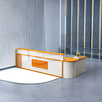 Luxurious Custom Design for Reception Desk Creating a Professional Atmosphere JDT-1069