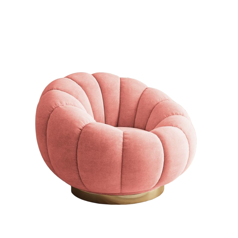 Cream Style Lazy Sofa Reclining Sleepy Pumpkin Sofa Chair BSF-2066