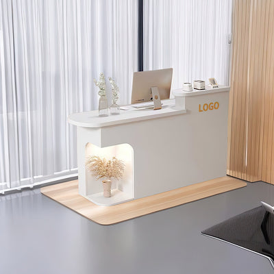 High-end Office Reception Desk High Quality Mall Reception Front Desk JDT-1089