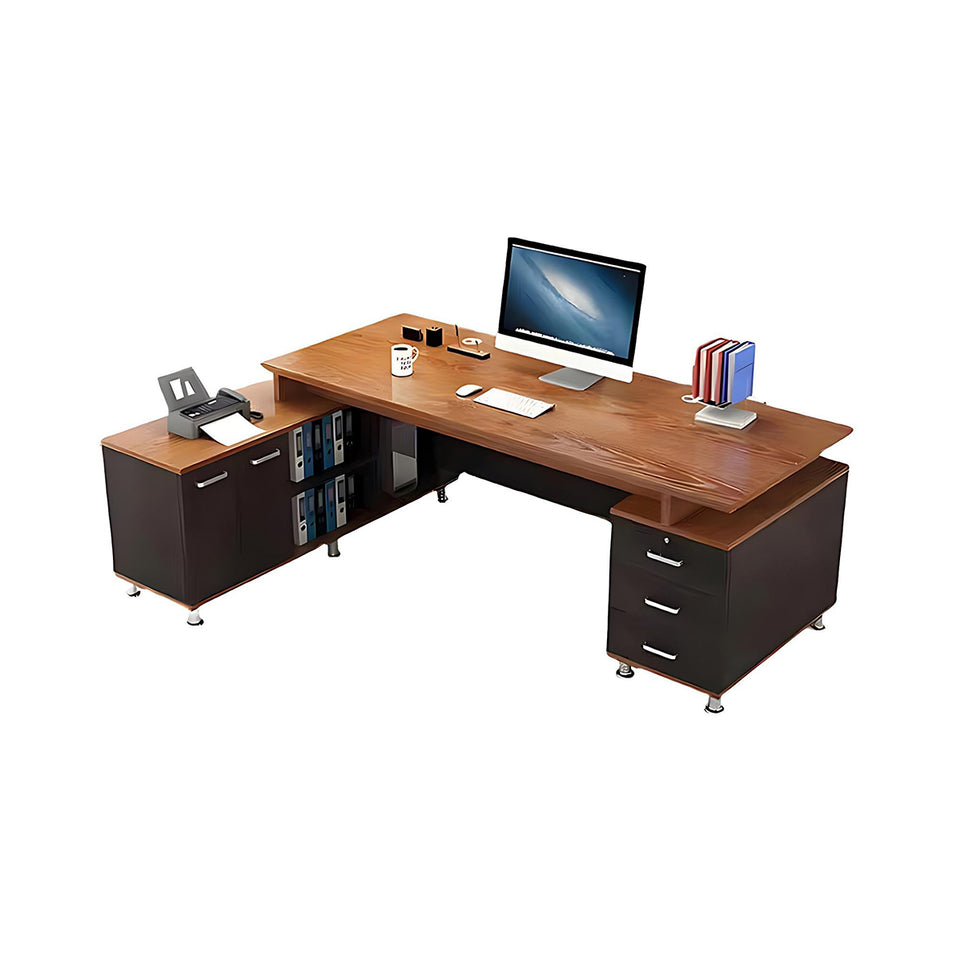 Minimalist and Modern Executive Desk For Single Occupancy LBZ-10145