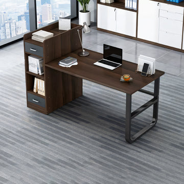 Office Workstation Desk 43-106 in Wide with Cable Management for Home Office