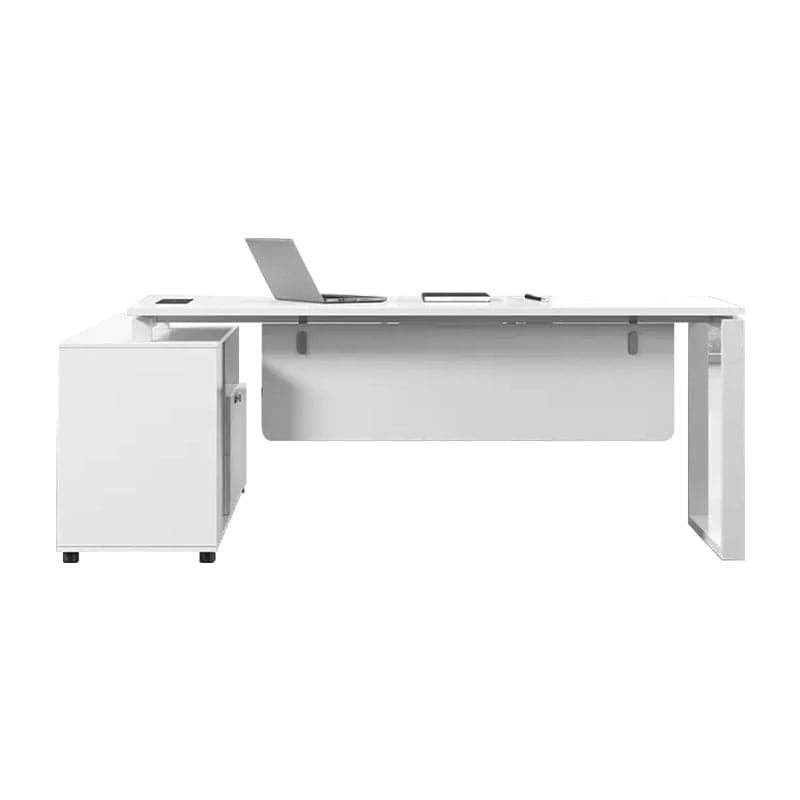 Office Desk Stylish Modern Executive Desk With Adjuster PC Storage Dial Lock Outlet LBZ-1059