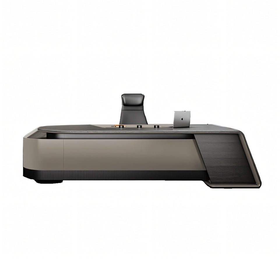 Luxury Modern Executive Desk – Modern Curved Design for CEO Offices LBZ-036