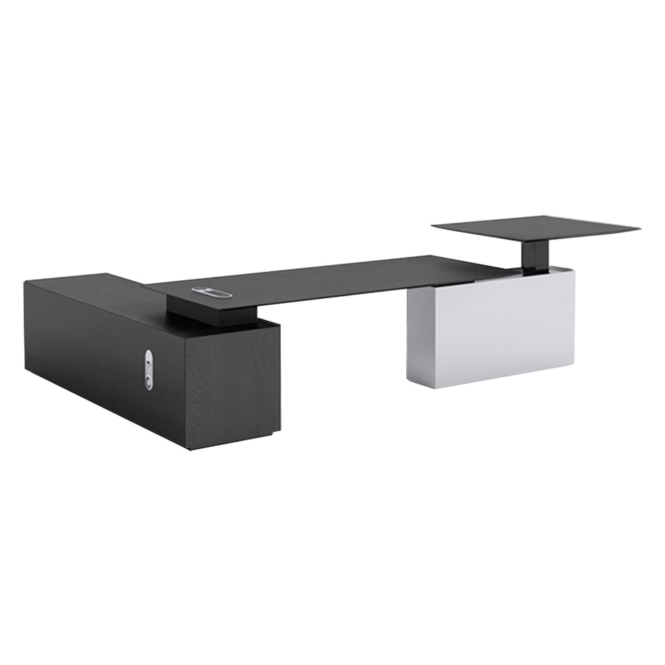 Futuristic Executive Office Desk With Smart Lift And Ample Storage LBZ-2176