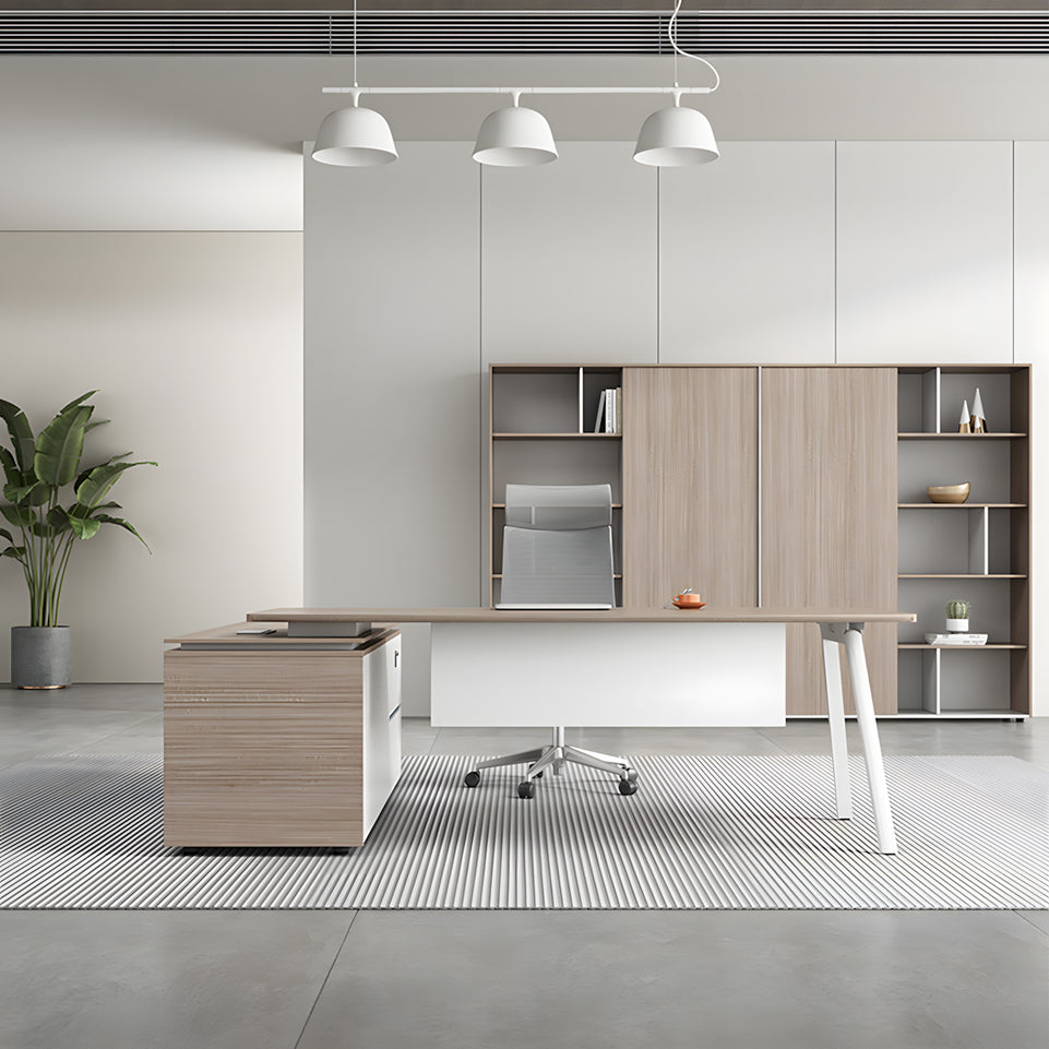 Dimple Executive Desk Manager Desk Supervisor Office Desk and Chair Dimple Modern President Table LBZ-1087