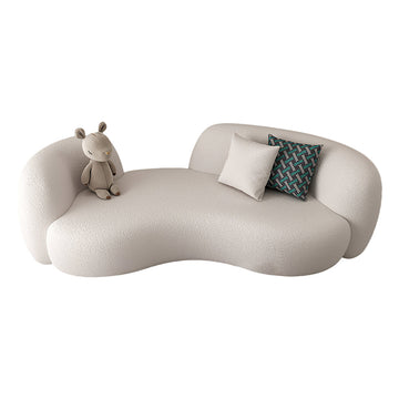 Modern Minimalist Upholstered Sofa with Rounded Corners BSF-2010