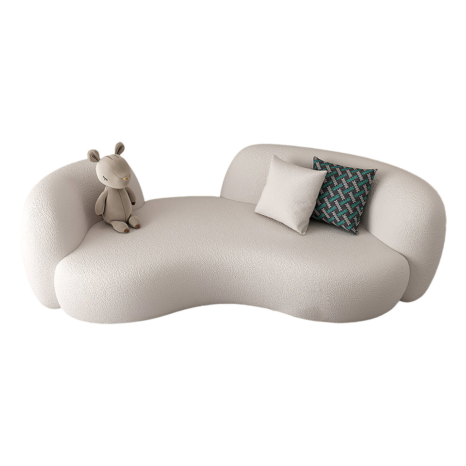 Modern Minimalist Upholstered Sofa with Rounded Corners BSF-2010