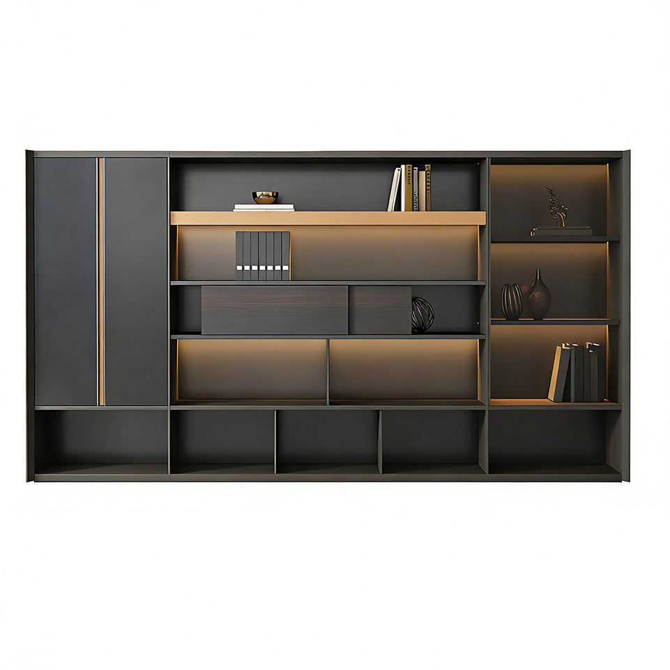 Modern L-Shaped Executive Desk with Side Cabinet for CEO Office LBZ-2283