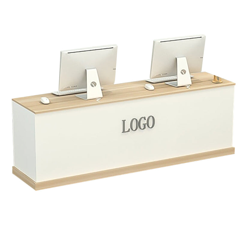 Minimalist Modern Reception Desk for Offices and Reception Areas with Lockable Drawers JDT-10115
