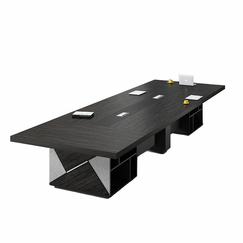 Elegant Office Conference Table And Chair Set With Large Storage And Durable Surface HYZ-2022