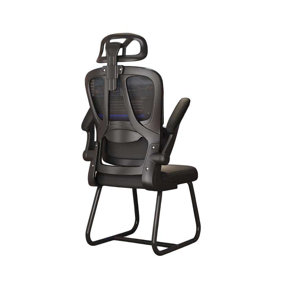 Ergonomic Office Chair With Breathable Mesh, Adjustable Headrest And Lumbar Support BGY-2051