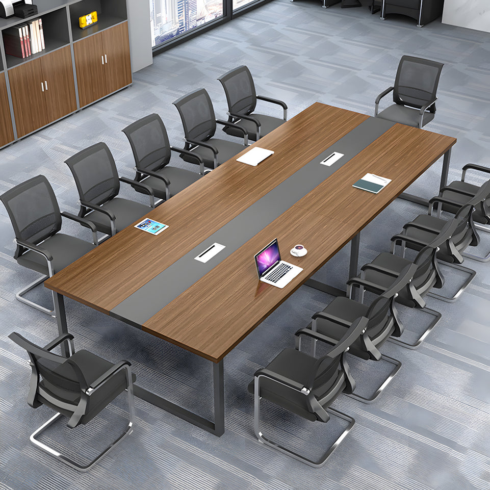 Modern Meeting Office Desk Rectangular Conference Table and Chairs HYZ-1033