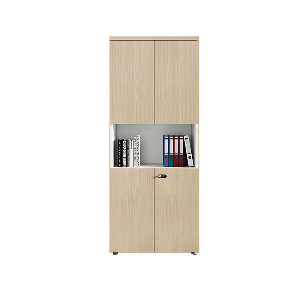 Sleek Durable Lockable Floor-Standing Office Filing Cabinet With Adjustable Shelves For Secure Document Storage WJG-2167
