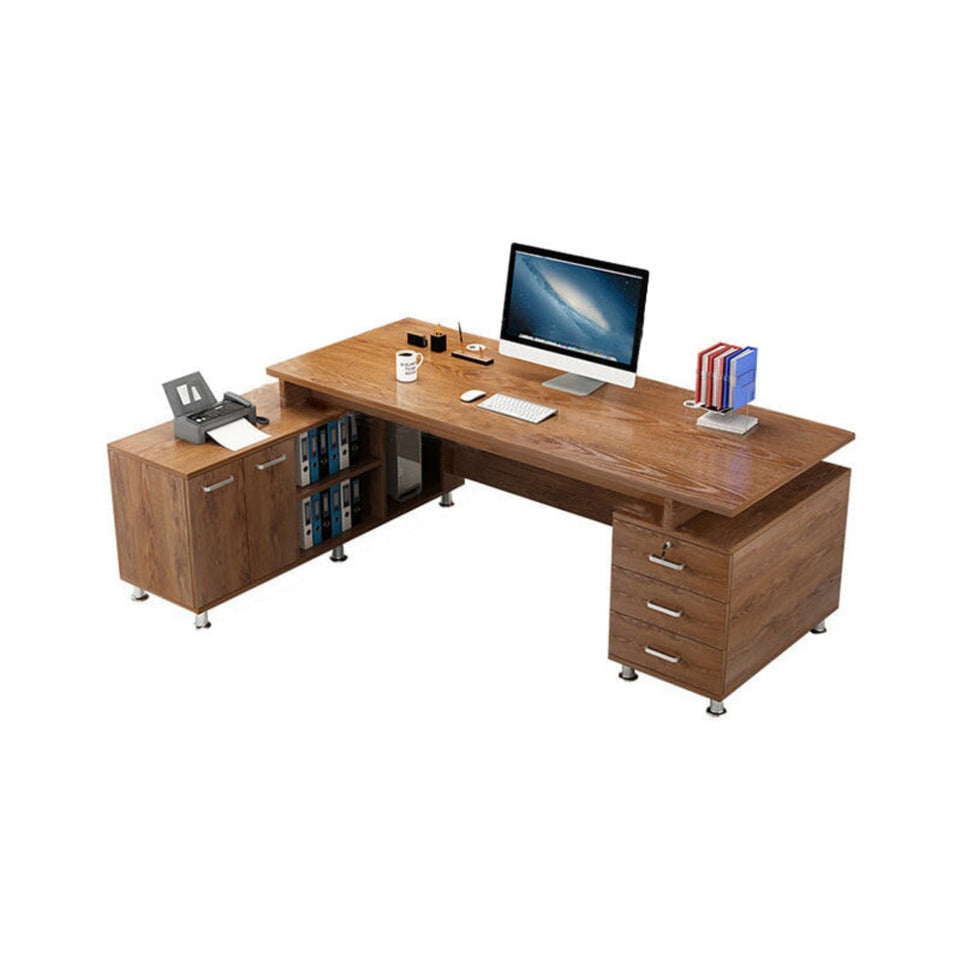 Minimalist and Modern Executive Desk For Single Occupancy LBZ-10145