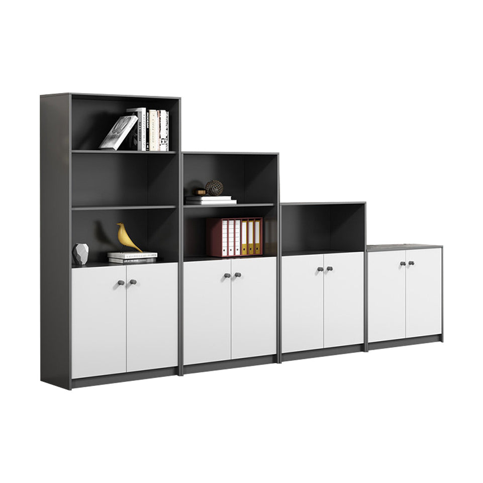 File Cabinet 31-79 in Tall with U-Shaped & Solid Wood for Office