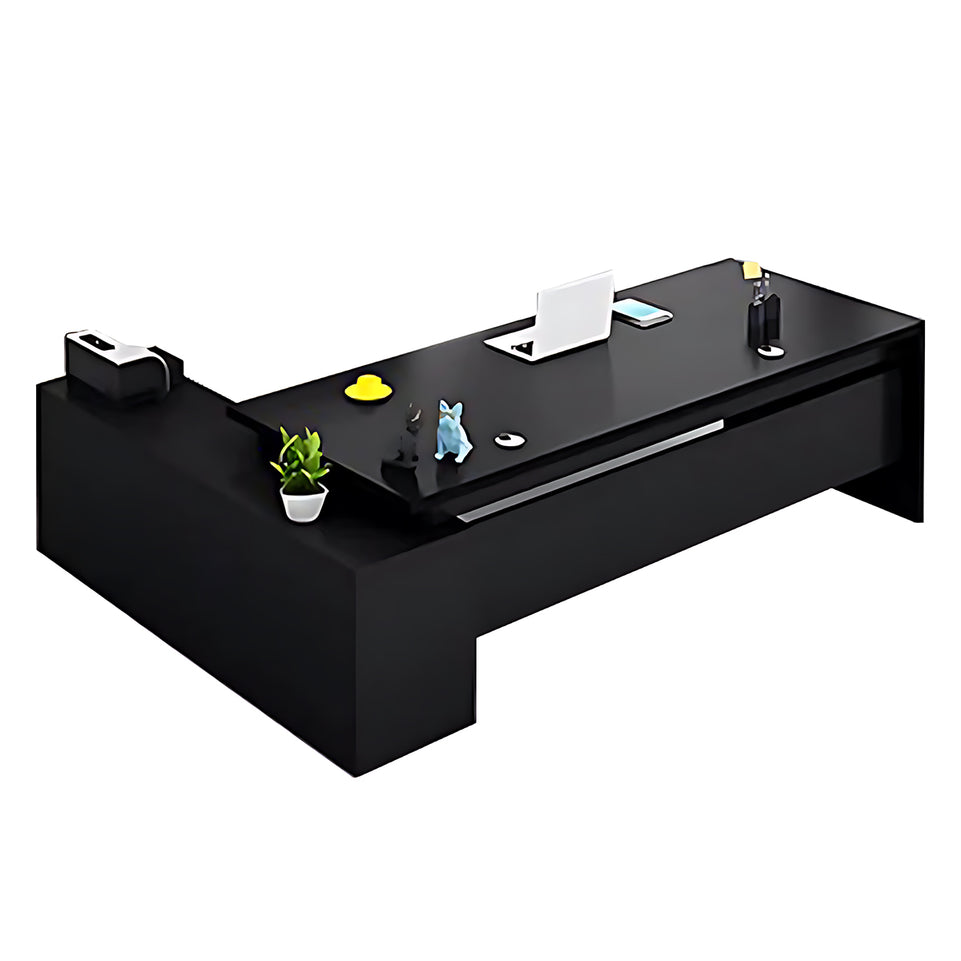 Sophisticated and Practical Executive Desk and Chair Set for a Modern Workspace LBZ-2133