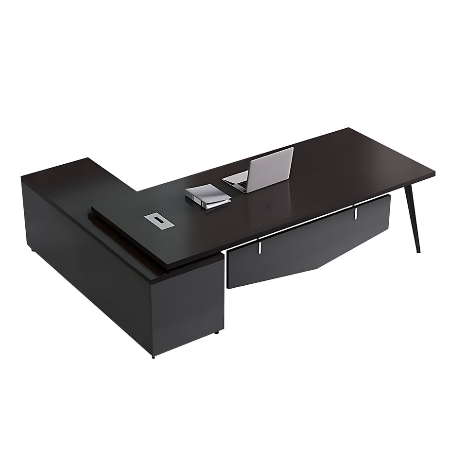 Simple modern office desk and chair Upscale Office Desk LBZ-10109