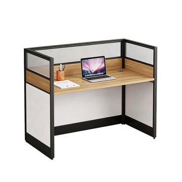 Office Workstation Desk 47-142 in Wide with Privacy Panel for Home Office
