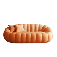 Cream Style Lazy Sofa Reclining Sleepy Pumpkin Sofa Chair BSF-2066